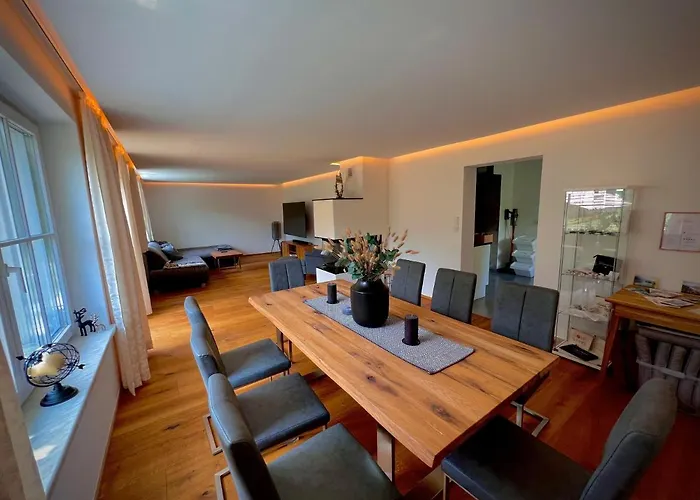 Daire Apartment Ferienwohnung Das Unterach Am Attersee